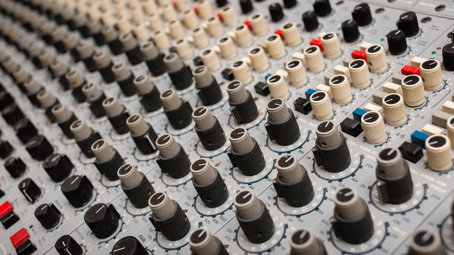 A sea of knobs